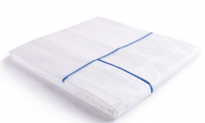 提花被套、雙排絲帶(橫一豎一)